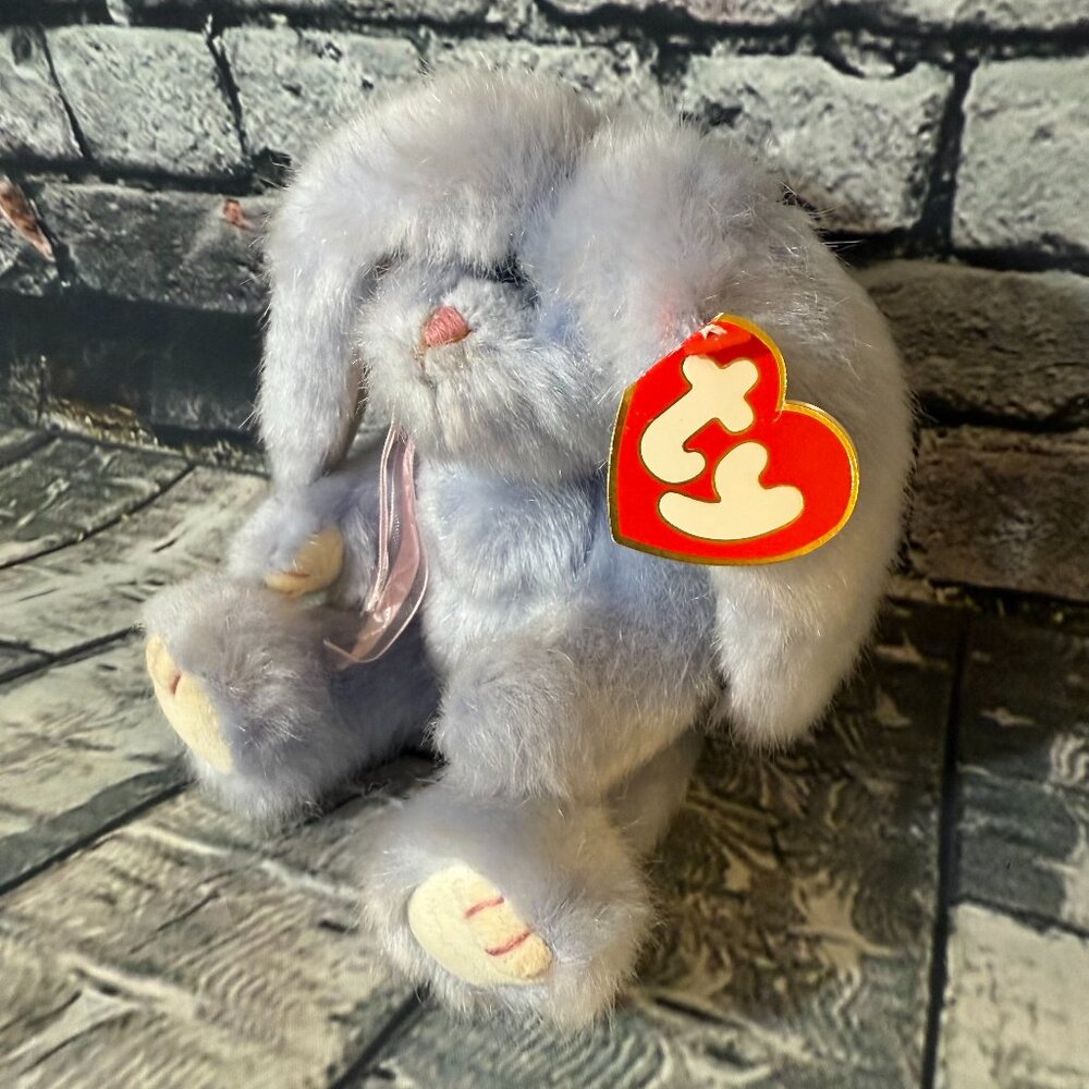 Vintage Ty Beanie Babies Attic Treasures 1993 "Azalea" the Rabbit 8" Plush MWMT